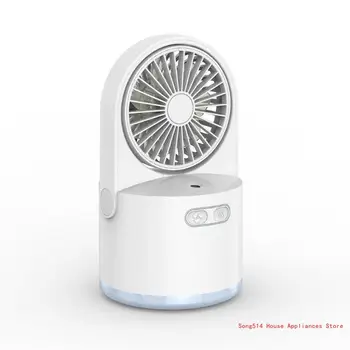 Настольный воздушный охладитель с ночным освещением, 3 Скорости, портативный вентилятор-увлажнитель воздуха для помещения 95AC