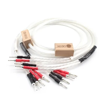Высококачественный акустический кабель Odin, двухпроводной акустический кабель, клемма типа 