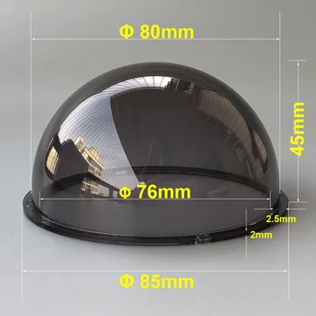 Дымчатый купол размером 85 мм x 45 мм, Маленькая камера Samsung Elevator Размером 3,3 дюйма, пылезащитный защитный чехол из коричневого поликарбоната