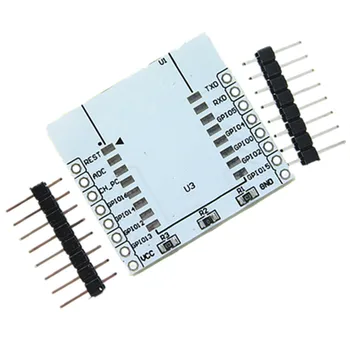 10шт Пластина адаптера последовательного модуля WIFI ESP8266 Применяется к беспроводной плате ESP-07, ESP-12F, ESP-12E для arduino
