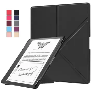 Красочная оболочка с полной защитой, автоматическое пробуждение/режим сна, мультискладывающийся смарт-чехол-подставка 10,2 дюйма для Kindle Scribe 2022