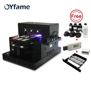 УФ-планшетный принтер OYfame A3 Цифровой УФ-принтер a3 для корпуса телефона, бутылочного стекла, акриловой металлической уф-печатной машины a3 с УФ-чернилами