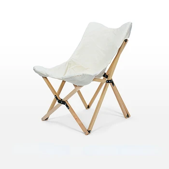 Уличный Складной стул из бука Moon Butterfly для Кемпинга, Пляжный столик для пикника и стул