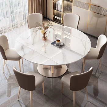 Обеденные столы в Скандинавском стиле, Кофейные Выдвижные Офисные Обеденные столы, Мебель для дома Sillas Para Comedor WJ20XP