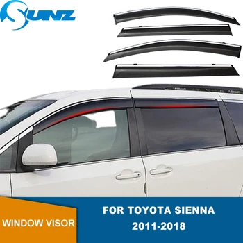 Козырек Бокового окна Для Toyota Sienna 2011 2012 2013 2014 2015 2016 2017 2018 4 шт., защитные стекла От Ветра и Дождя Для Sienna SUNZ