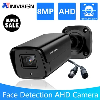 4K 8MP 5MP AHD Камера Для обнаружения лица Человека 36 Массив Инфракрасных светодиодов Разрешением 8.0MP С объективом HD 3.6 мм Камеры Видеонаблюдения для дома