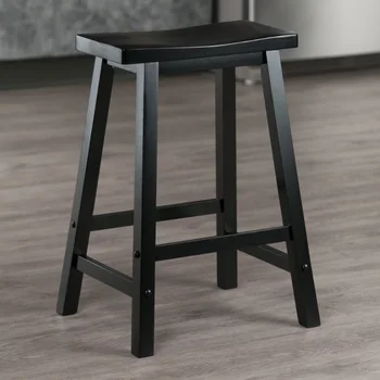 Деревянный стул Satori, стулья для столовой с черной отделкой