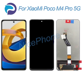 Для XiaoMi Poco M4 Pro 5G ЖК-дисплей с Сенсорным экраном, Дигитайзер Замена 21091116AG, MZB0BGVIN Poco M4 Pro 5G Экран, ЖК-Дисплей
