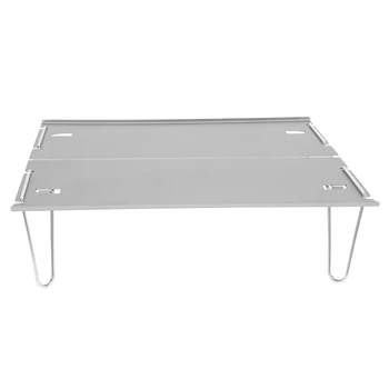 Складной стол для кемпинга из алюминиевого сплава LBER, портативный мини-столик, журнальный столик для барбекю, суперлегкий стол для кемпинга